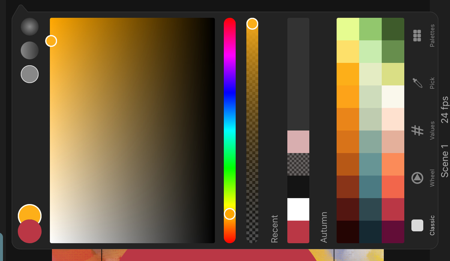 Classic color picker