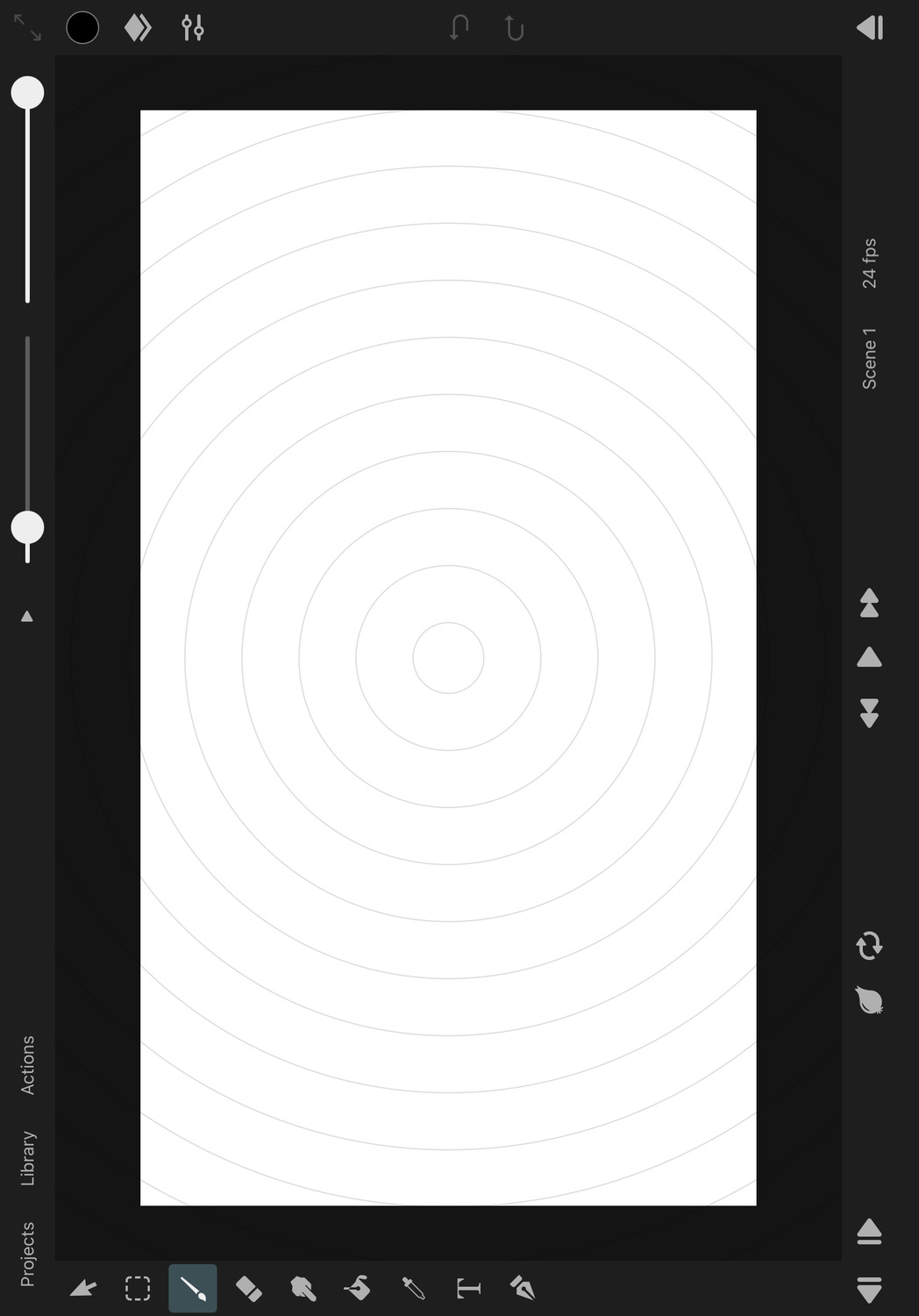 Ellipse drawing guides