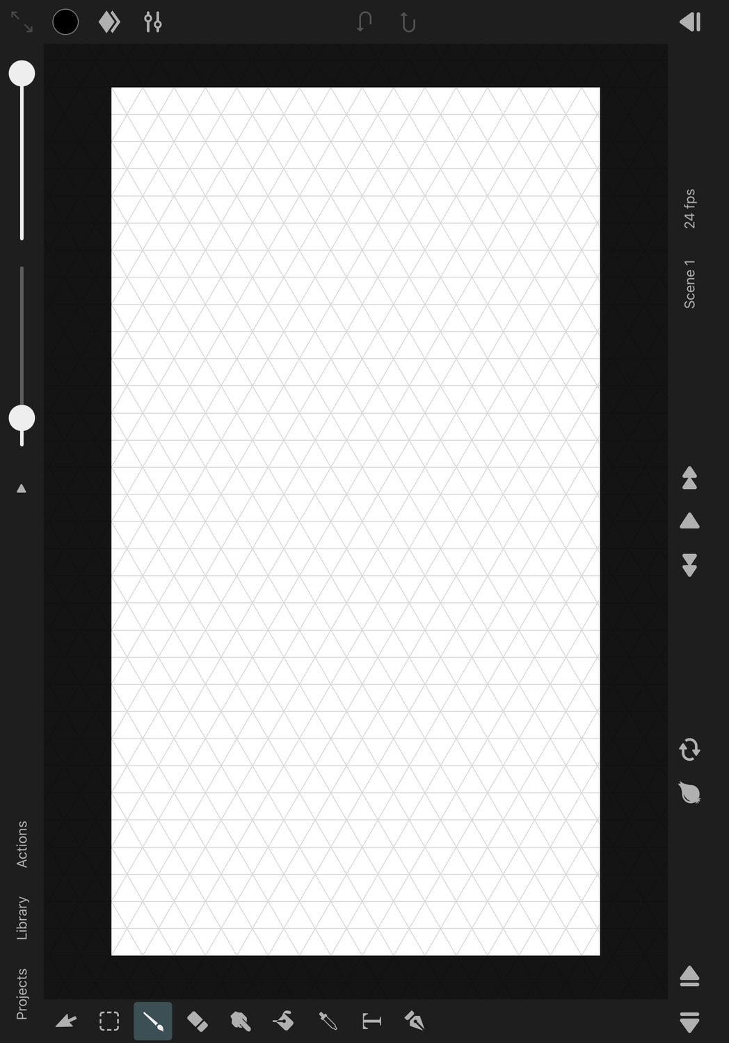 Isometric drawing guides