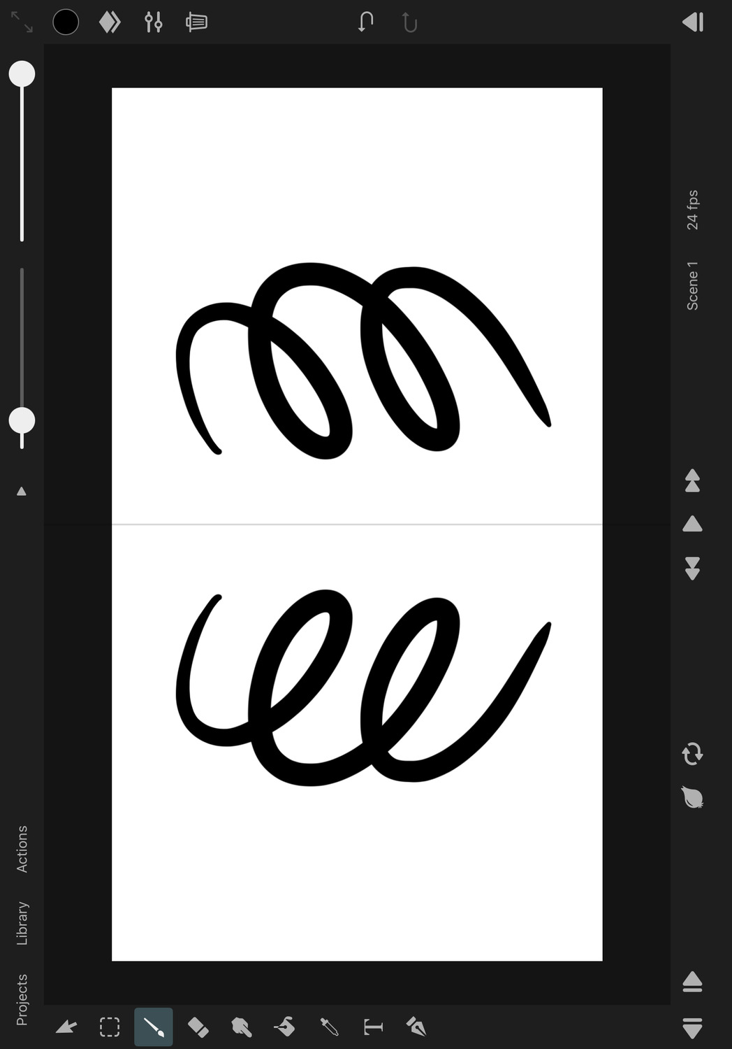 Symmetry drawing guides